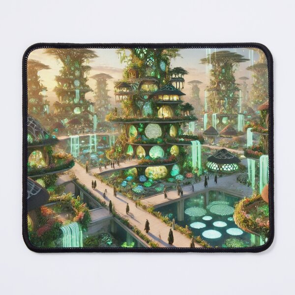 Item preview, Luminous Sylvan City, designed and sold by Memetitation.