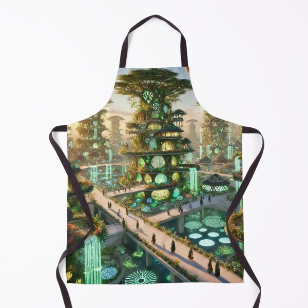 Item preview, Luminous Sylvan City, designed and sold by Memetitation.