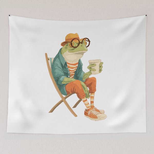 Item preview, Trendy Frog Coffee Moment designed and sold by junkydotcom.