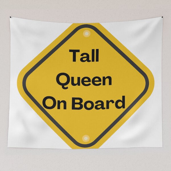 Item preview, Tall Queen on Board designed and sold by PlumTreeDesign.