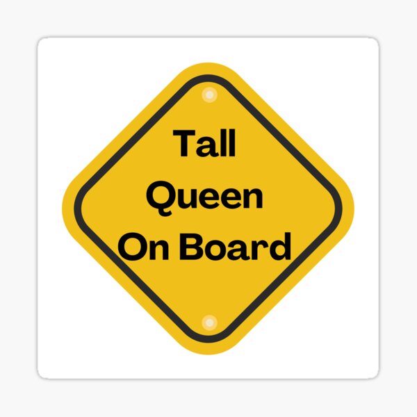 Item preview, Tall Queen on Board designed and sold by PlumTreeDesign.