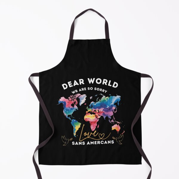 Item preview, Vintage Dear World We Are So Sorry Love Sane Americans designed and sold by Cute-Collection.
