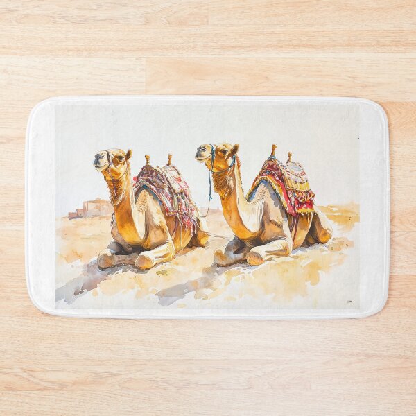 Item preview, 2 Camels Sitting in the Desert designed and sold by laurashawart.