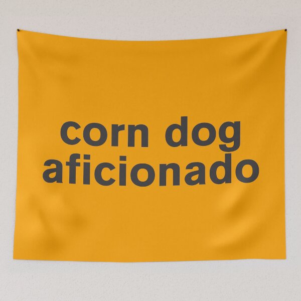 Item preview, Corn Dog Aficionado - Funny designed and sold by Vector-Artist.