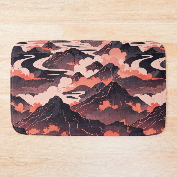 Item preview, A volcanic landscape, lava pools designed and sold by CoolPixels.