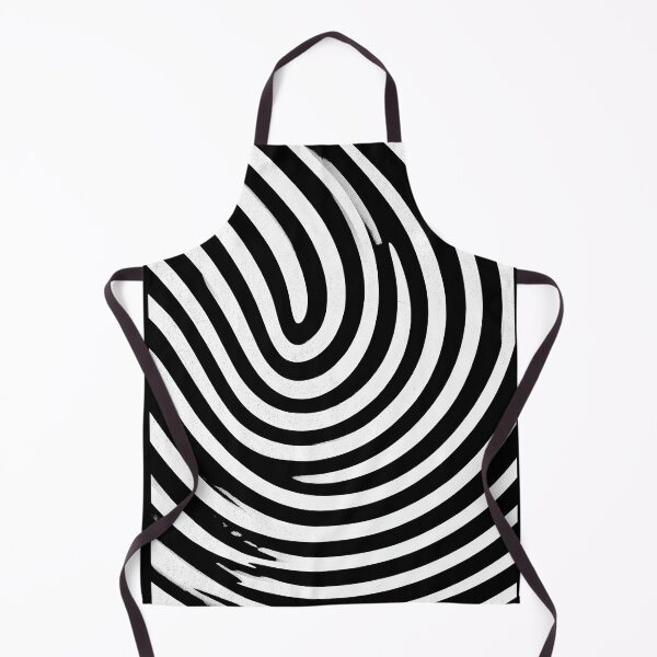 Item preview, Abstract Black and White Fingerprint Pattern designed and sold by RobotKiller128.