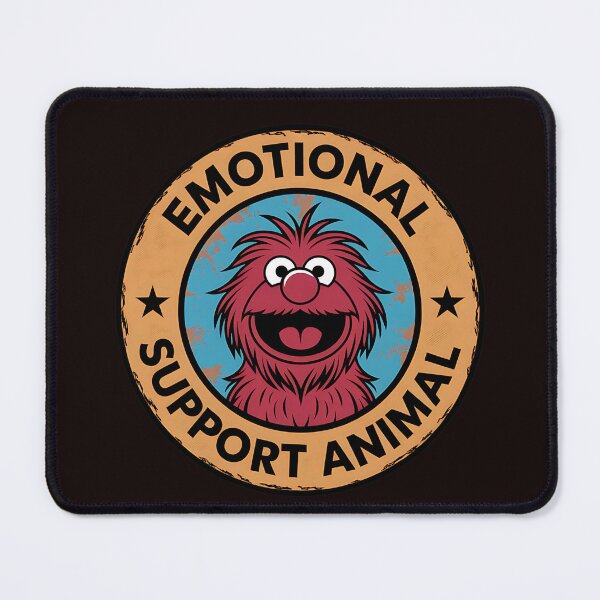 Item preview, MUPPET EMOTIONAL SUPPORT ANIMAL designed and sold by 19pisces.