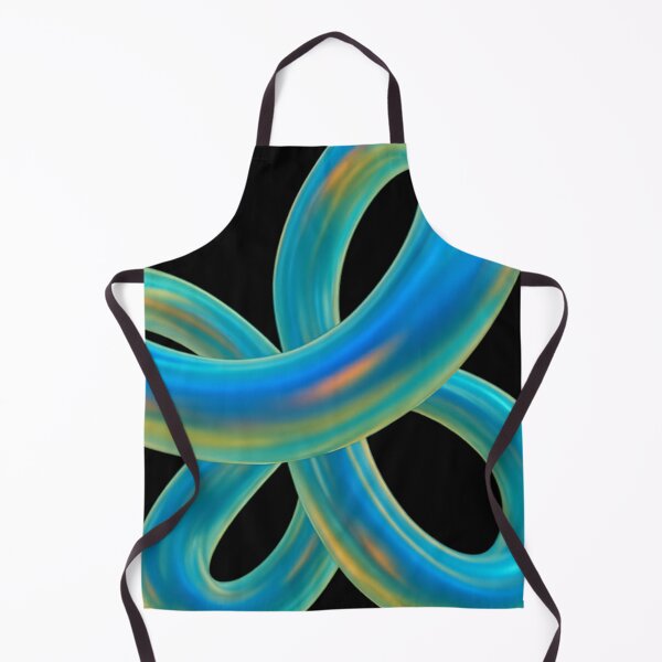Item preview, Abstract 3d Shape Glossy Cyan Gradient | Futuristic Digital Artwork​  designed and sold by Bored Duck.