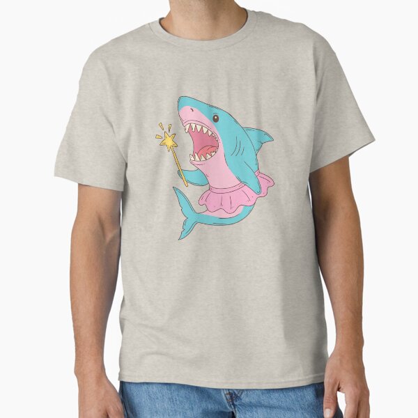 Item preview, Magical Shark in Tutu with Wand Funny designed and sold by Jess.a.creates.
