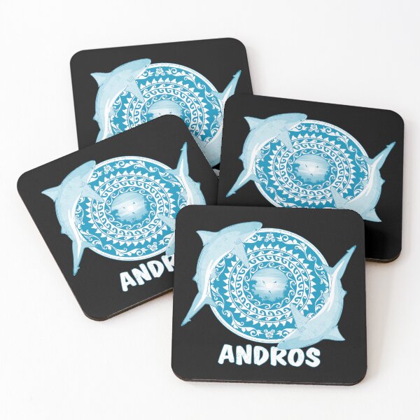 Item preview, Bull shark Andros Bahamas designed and sold by NicGrayGraphic.
