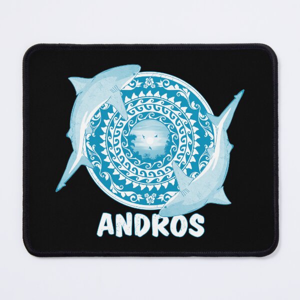 Item preview, Bull shark Andros Bahamas designed and sold by NicGrayGraphic.