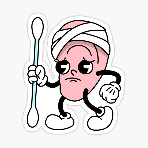 Item preview, Brave Injured Ear with Cotton Swab Staff designed and sold by Minhothy.