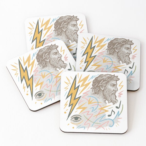 Item preview, Zeus Lightning Abstract Sketch – Mythology Line Art Design designed and sold by Ironzoulz.