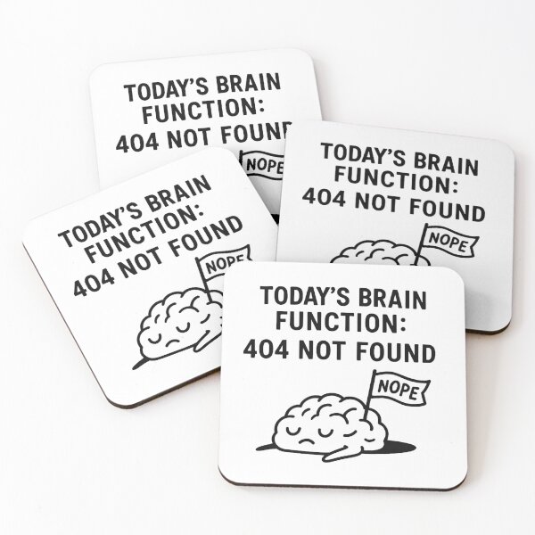 Item preview, 404 Brain Function ADHD designed and sold by AlphaPODMonkey.