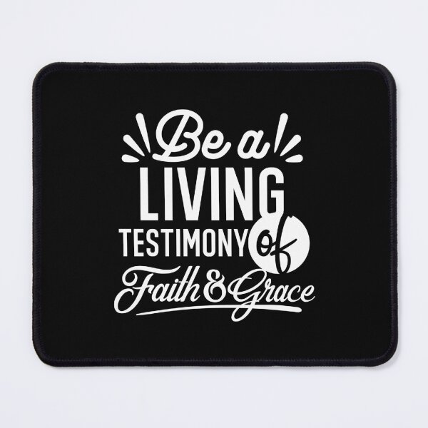 Item preview, Spiritual Living Testimony Faith and Grace Quote designed and sold by FlinArt.