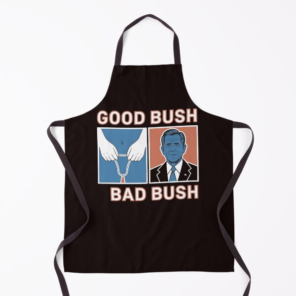 Aperçu de l'œuvre Bon Bush Mauvais Bush Drôle George W. Potus États-Unis Vintage créée et vendue par Coolken kurrrr.