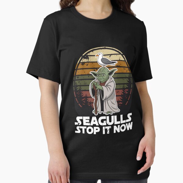 Vista previa del artículo con la obra «Gaviotas, deténganse ahora Vintage», diseñado y vendido por Coolken kurrrr.