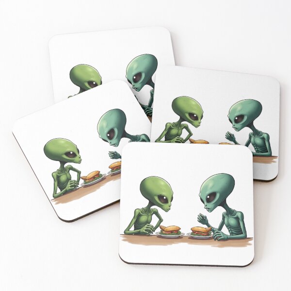 Item preview, Alien Burger Party: Cosmic Fun Feast designed and sold by latelierdechris.