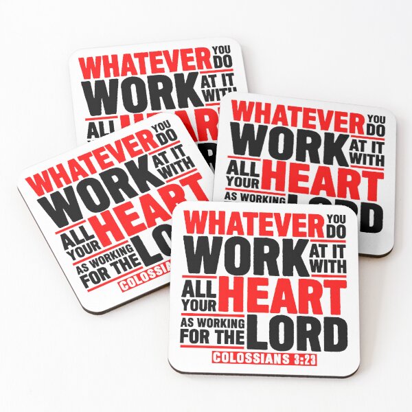 Item preview, Colossians 3:23 Work For The Lord designed and sold by plushism.