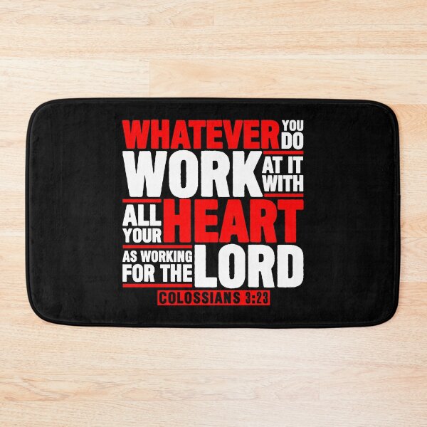 Item preview, Colossians 3:23 Work For The Lord designed and sold by plushism.