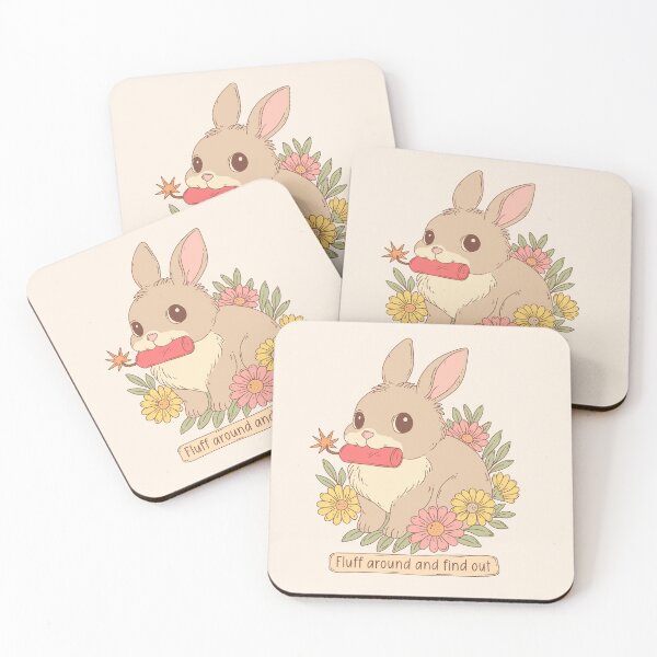 Item preview, Fluff Around and Find Out Funny Bunny  designed and sold by Jess.a.creates.