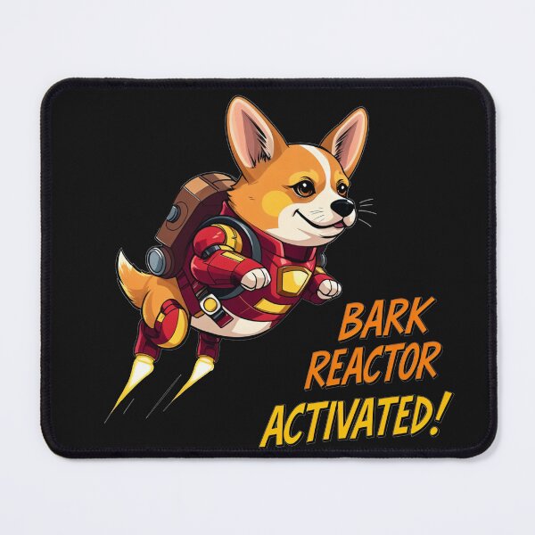 Item preview, Corgi Avenger Corgi Iron Dog: Canine Hero in Flying Armor designed and sold by latelierdechris.
