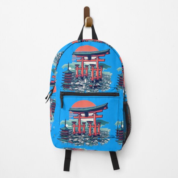 Item preview, Illustration of Fushimi Inari Shrine and Torii Gates in Kyoto, Japan , designed and sold by PaintMeWorld.