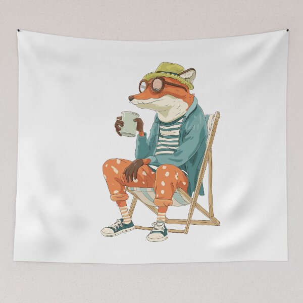 Item preview, Chill Fox Coffee Style designed and sold by junkydotcom.