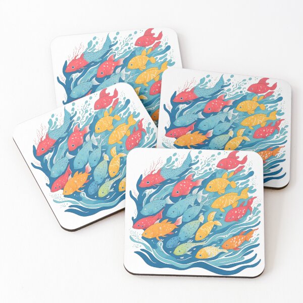 Item preview, Fish Wave love  designed and sold by PoojaMestry.