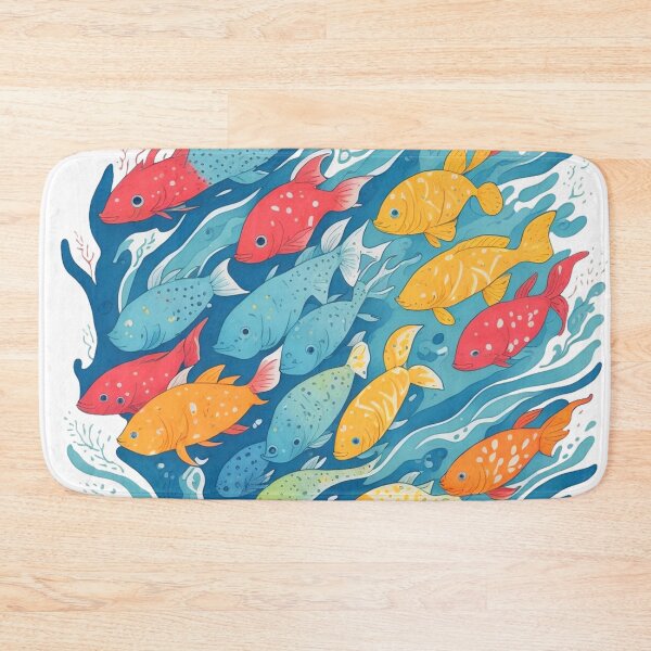 Item preview, Fish Wave love  designed and sold by PoojaMestry.