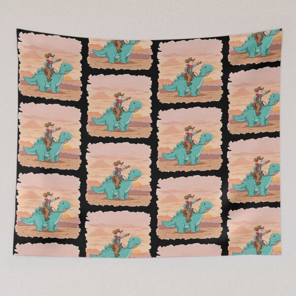 Item preview, Wild Cowboy Carter East West Dinosaur designed and sold by Tw1nsAIArt.