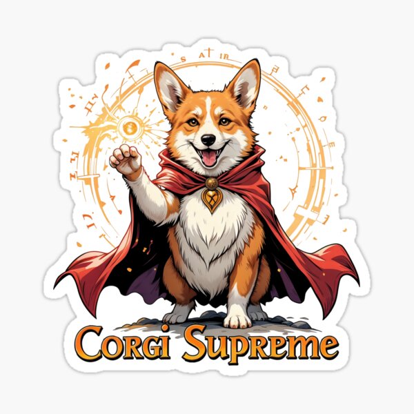 Item preview, Corgi Avenger Dr. Strange Supreme Corgi: Master of Magical Mysteries designed and sold by latelierdechris.