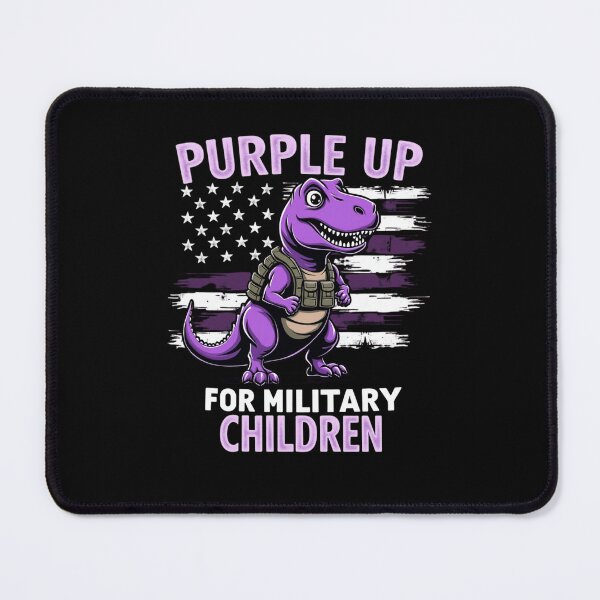 Item preview, Purple Up for Military Children Dino Support designed and sold by haitrieuic96.