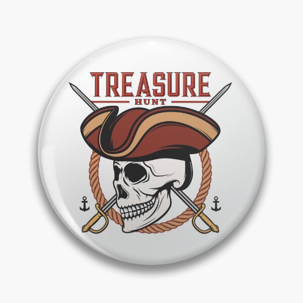 Item preview, Treasure Hunt Skull and Crossed Swords Design designed and sold by Richstd.