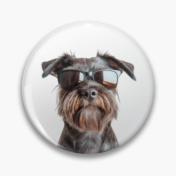 Item preview, Funny cool Wirehaired Pointing Griffon Dog wearing sunglasses designed and sold by LazyOwlStore.