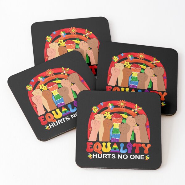 Item preview, Equality Hurts No One Funny Equal Rights LGBTQ Retro designed and sold by Cute-Collection.