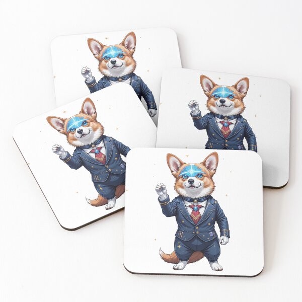 Item preview, Corgi Avenger Vision Corgi: Canine Hero in Synthezoid Mode designed and sold by latelierdechris.