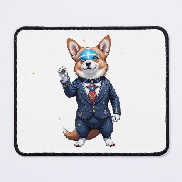 Item preview, Corgi Avenger Vision Corgi: Canine Hero in Synthezoid Mode designed and sold by latelierdechris.