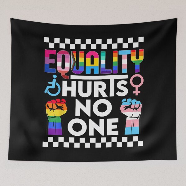 Item preview, Equality Hurts No One Funny Equal Rights LGBTQ designed and sold by Cute-Collection.