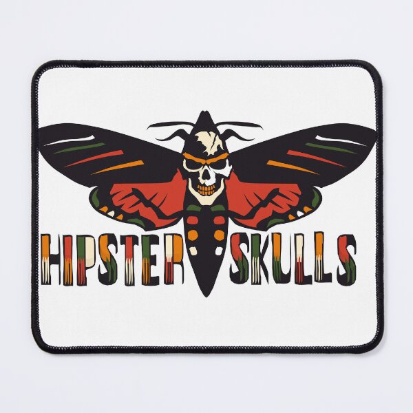 Item preview, hipster skulls butterfly death's head skull designed and sold by Achille3777.
