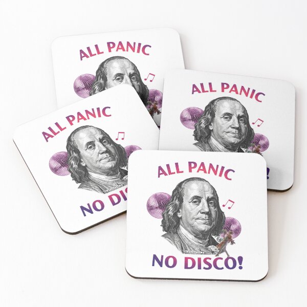 Item preview, "All Panic, No Disco" Funny & Quirky Anxiety Meme Design designed and sold by Colorful-Garden.