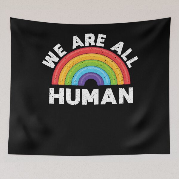 Item preview, We Are All Human LGBT  designed and sold by Filek-mable.