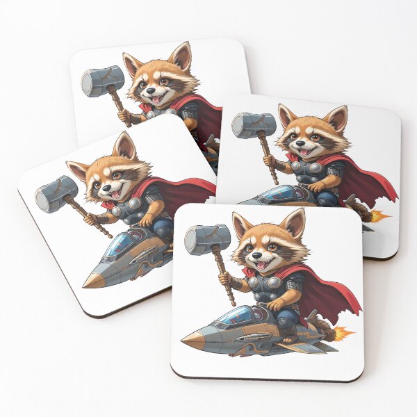 Item preview, Corgi Avenger Corgi Thor Rocket: Heroic Intergalactic Duo designed and sold by latelierdechris.