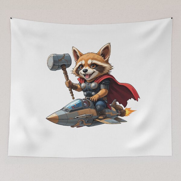 Item preview, Corgi Avenger Corgi Thor Rocket: Heroic Intergalactic Duo designed and sold by latelierdechris.