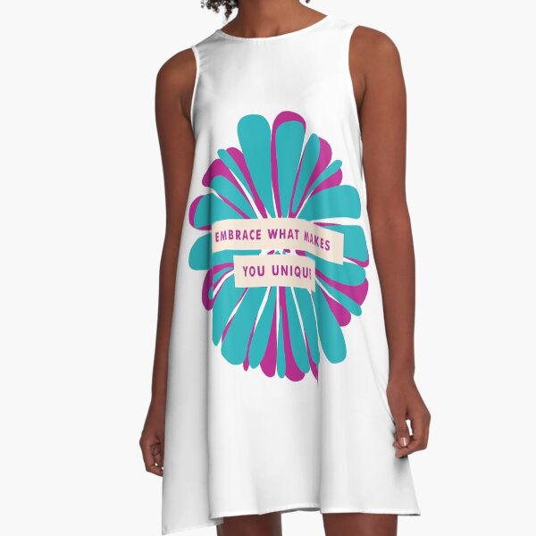 Embrace What Makes You Unique A-Line Dress