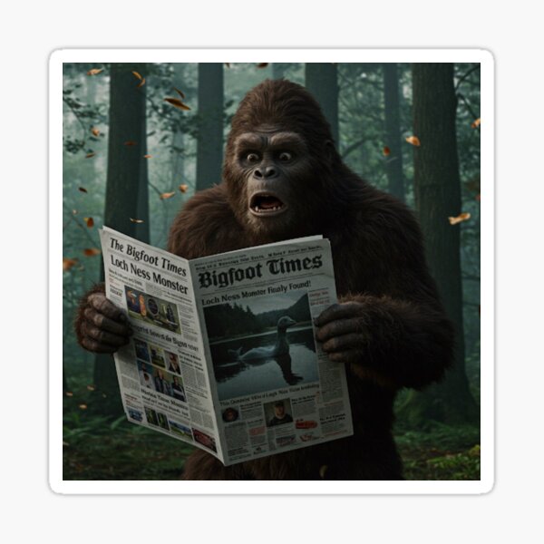 Item preview, Big foot news  designed and sold by Md1982.