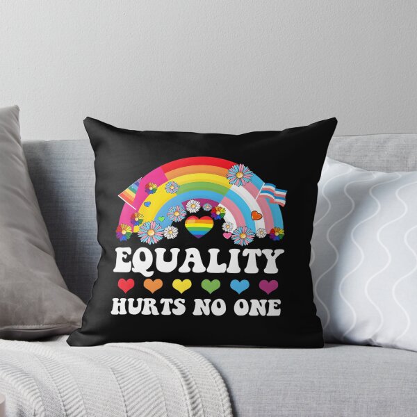 Item preview, Equality Hurts No One Hearts Daisy Rainbow Pride LGBT designed and sold by Cute-Collection.