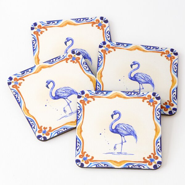 Item preview, Mediterranean Flamingo designed and sold by Kiki-Hes.