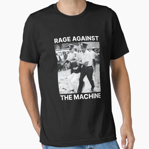 Aperçu de l'œuvre Bernie Sanders, Fight Oligarchy Tour, Activisme politique, Photo d'arrestation de 1963, Rage Against The Machine, Résistance, Anti-Trump créée et vendue par Annietong.