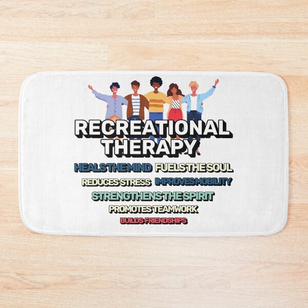 Item preview, Recreational Therapy Heals the Mind, Fuels the Soul, Strengthens the Spirit – Therapeutic Quote Design designed and sold by ArtsyExplorer.